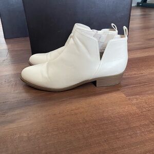 Torrid Cream Ankle Boots